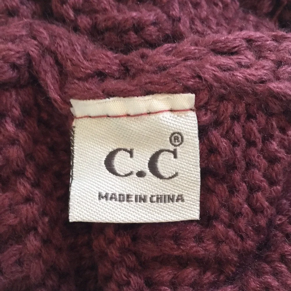 C.C knit beanie