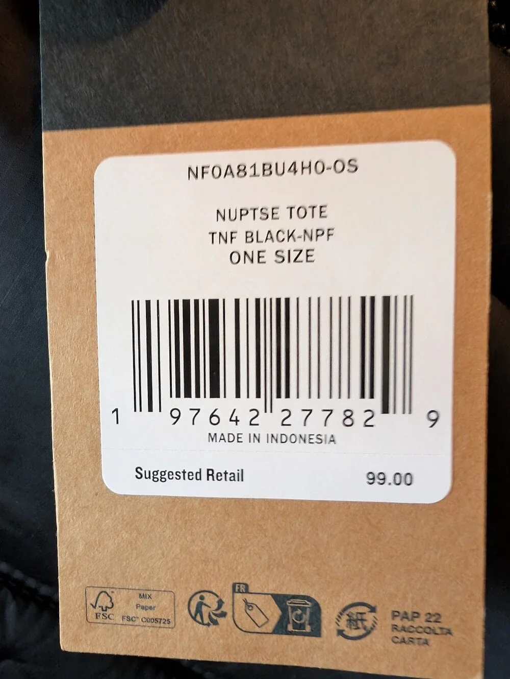 The North Face 18cm black