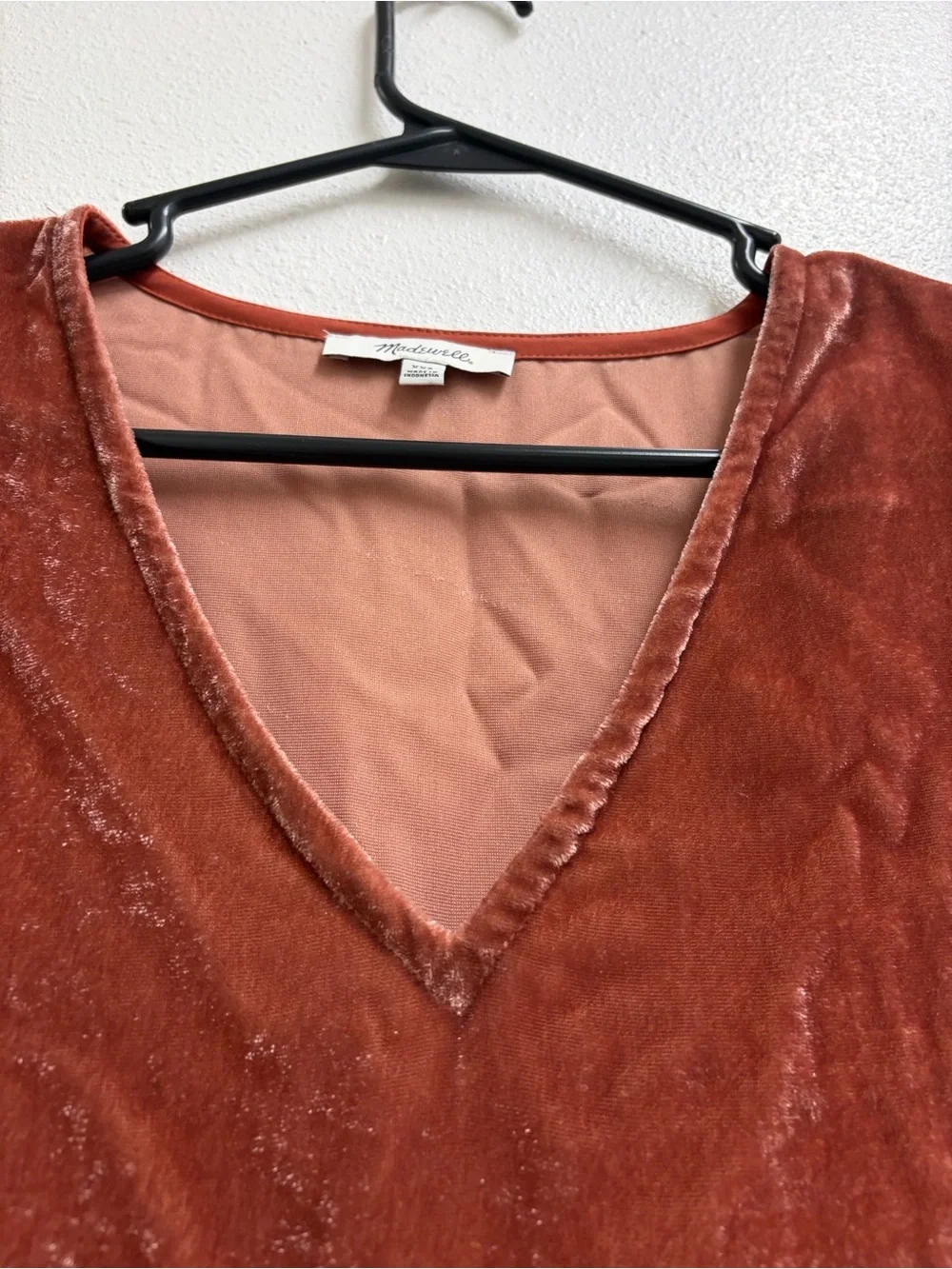 Madewell soft velvet