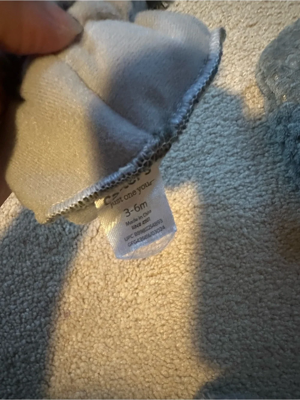 Carters soft faux