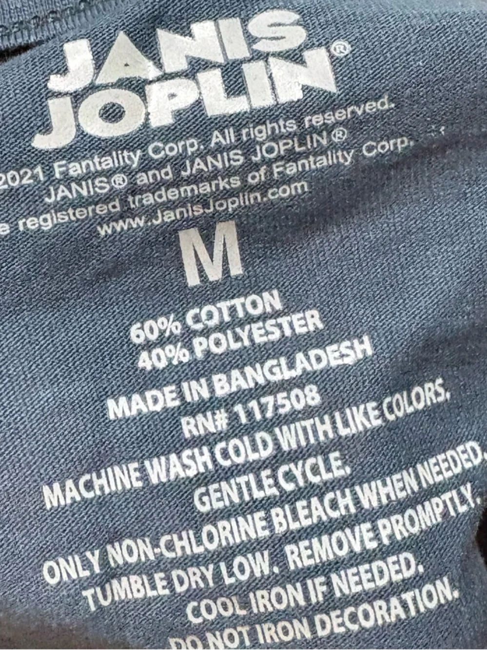 Janis Joplin navy camisole