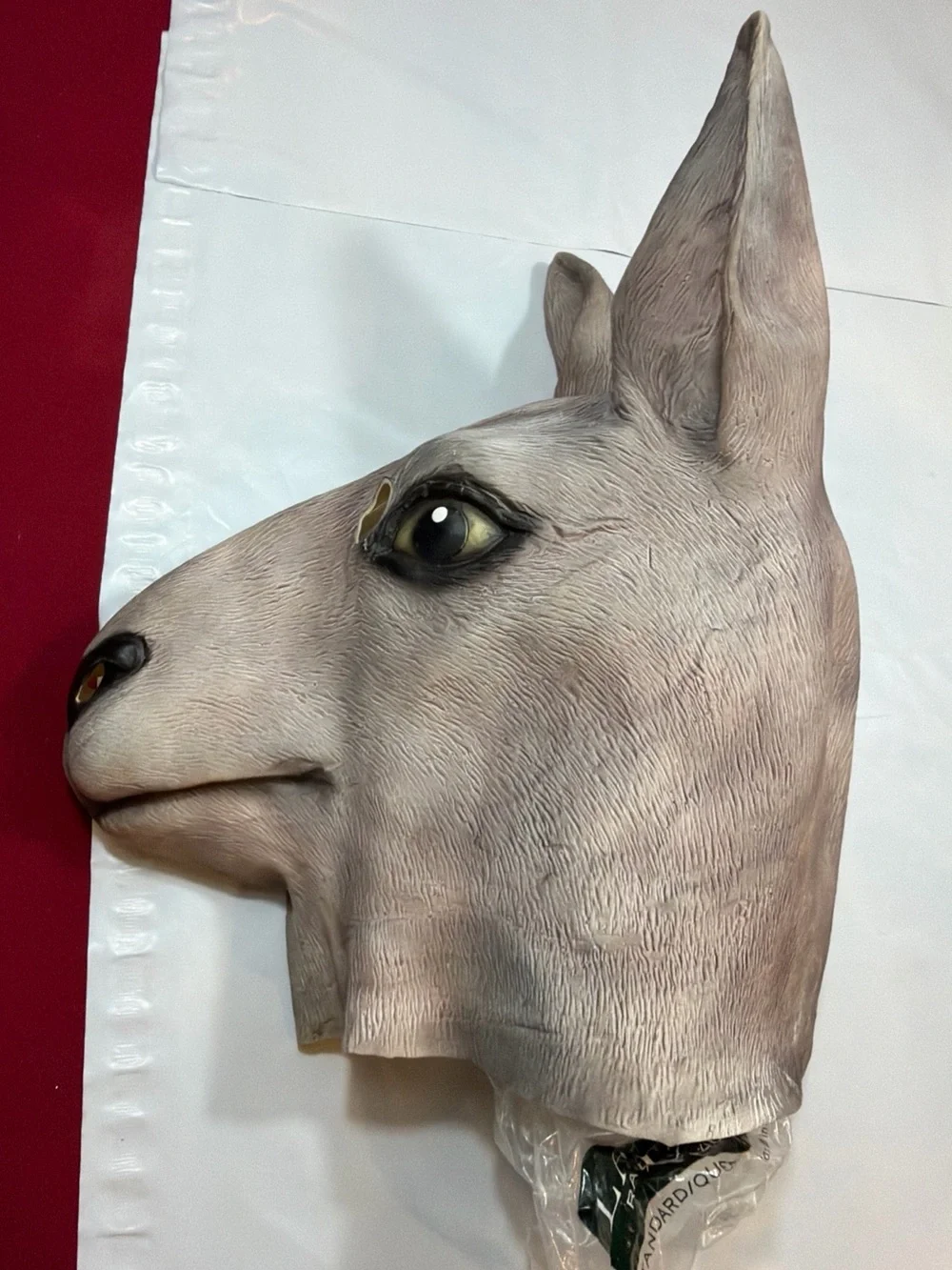 Unmarked kangaroo mask