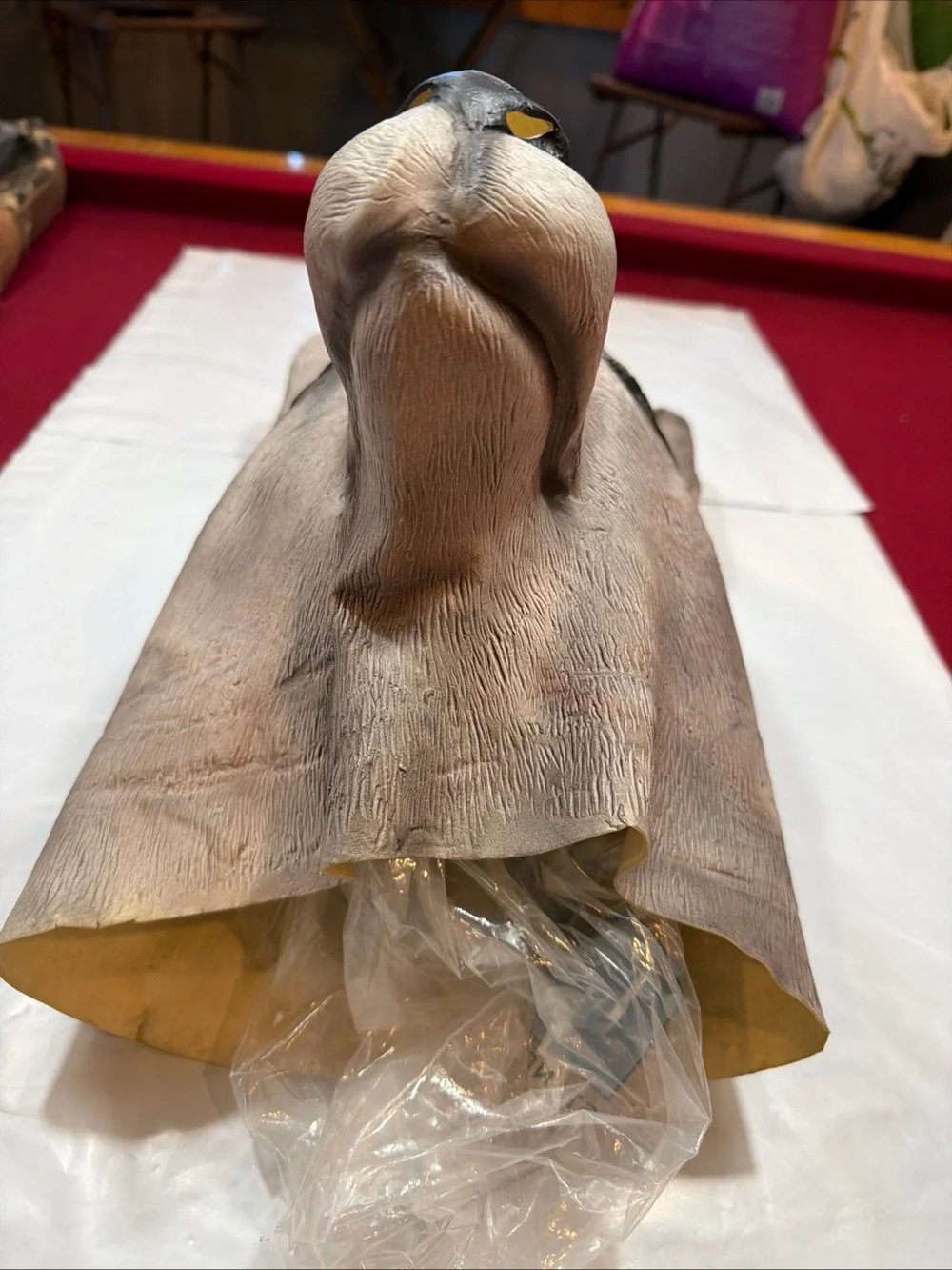Unmarked kangaroo mask