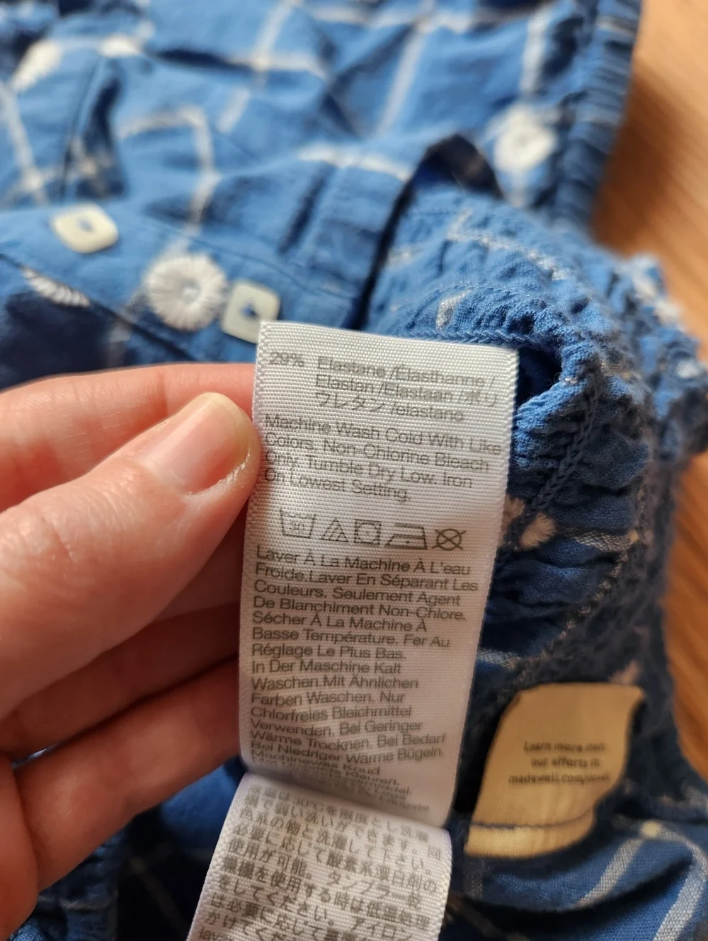 Madewell good embroidered