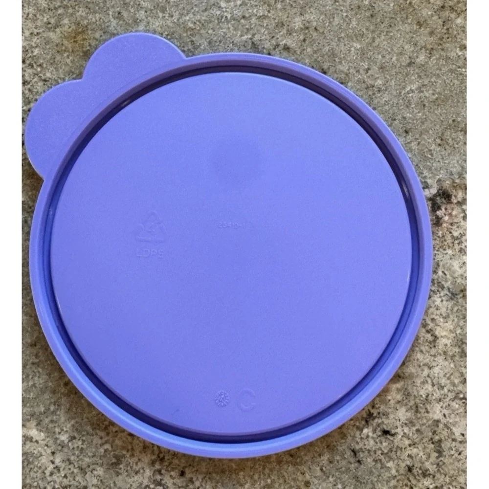 Tupperware Replacement Round Lid‎ Butterfly Tab Cereal Bowl 2541 Purple