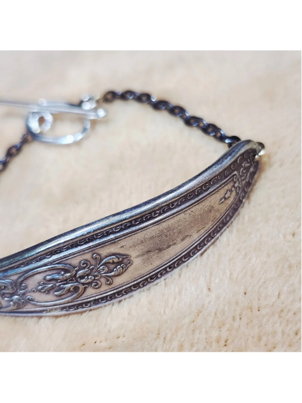 Unbranded handmade silver
