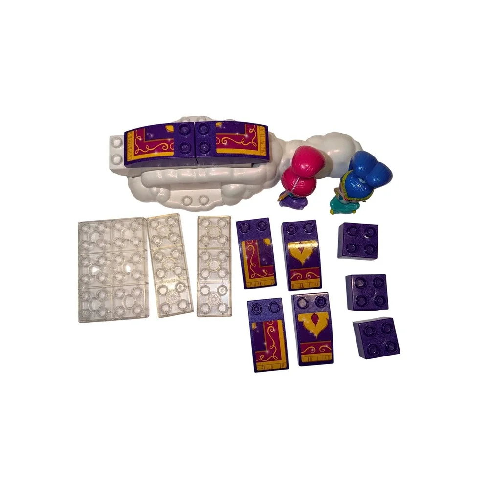 15 Fisher Price Shimmer & Shine Mega Blocks Magic Carpet Cloud‎ Building