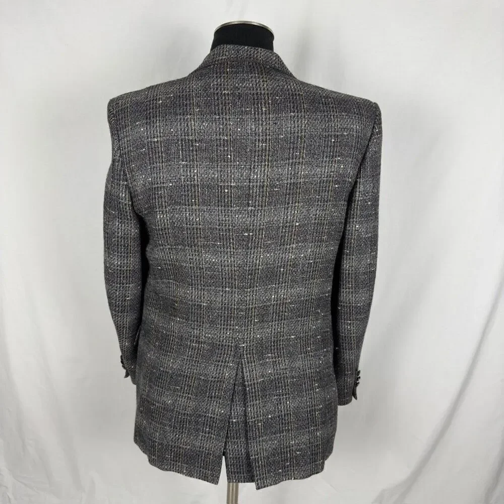 Vintage gray plaid