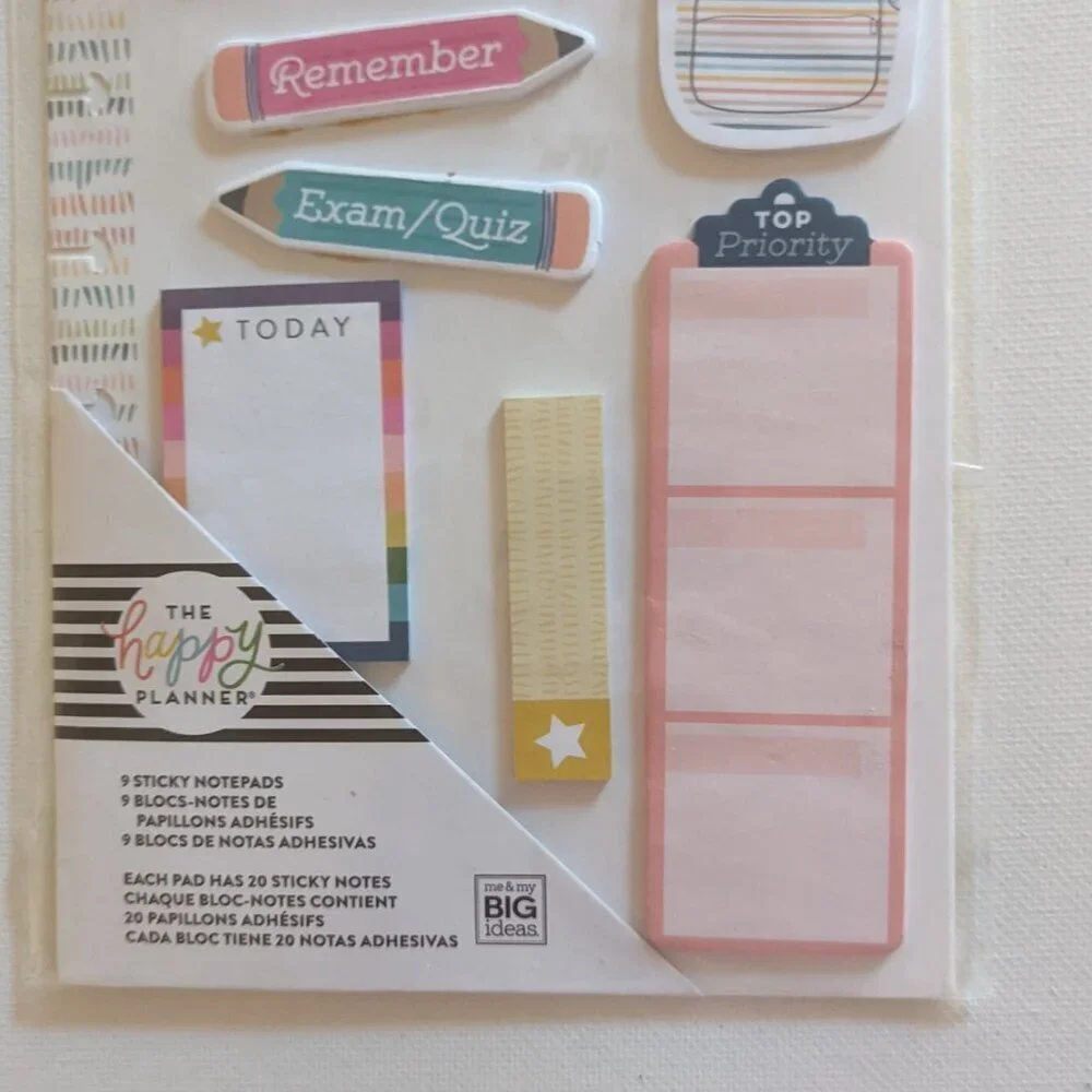 The Happy Planner colorful new