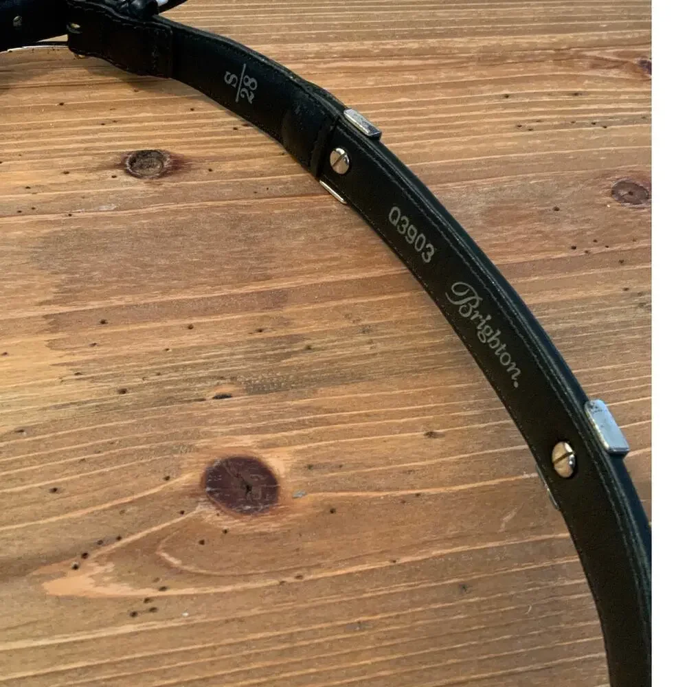 Brighton Leather Animal Print belt size small‎