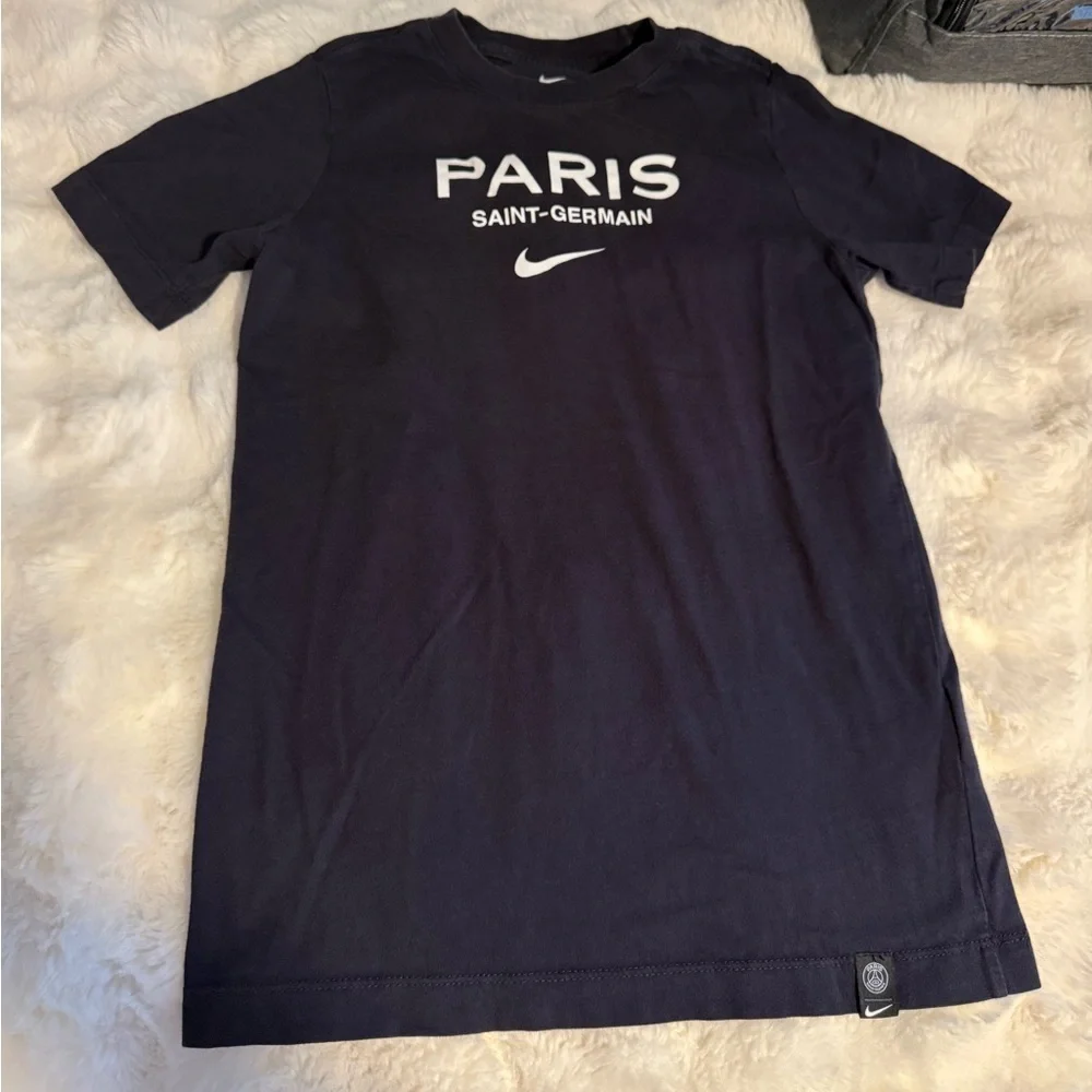 Preowned, Nike Paris Saint-Germain Navy T-Shirt, Kids M