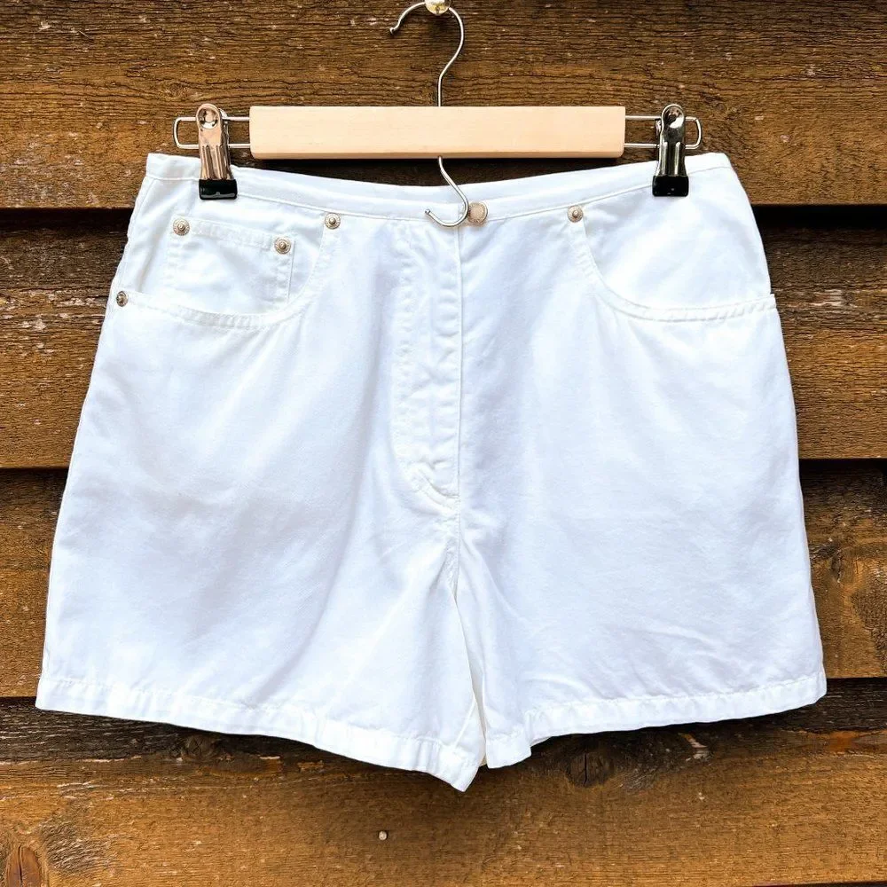 NWT Vintage Deadstock Ann Taylor Highwaisted White Shorts