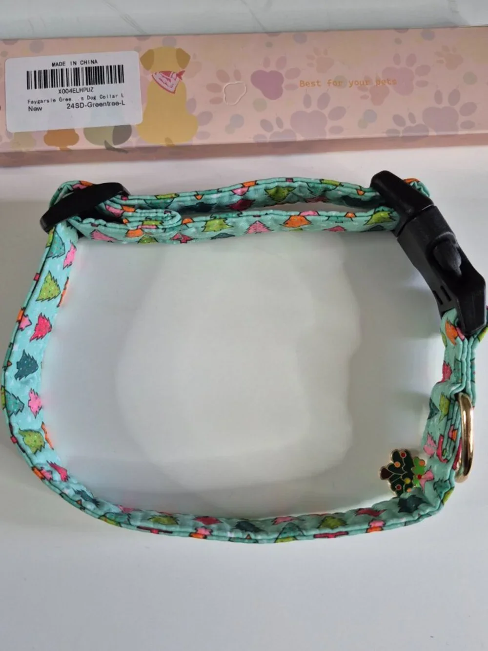 Faygarsle Cotton Dog Collar Cute Dog Collars for Large Dogs, New With Box