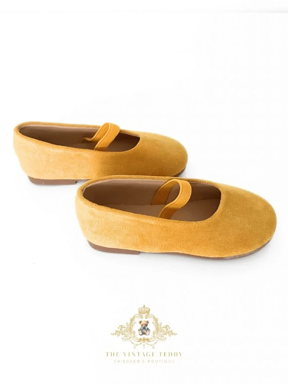 NWT Adorable Girls Ballerina Flats Children's Shoes Baby Toddler & Kids Yellow 9