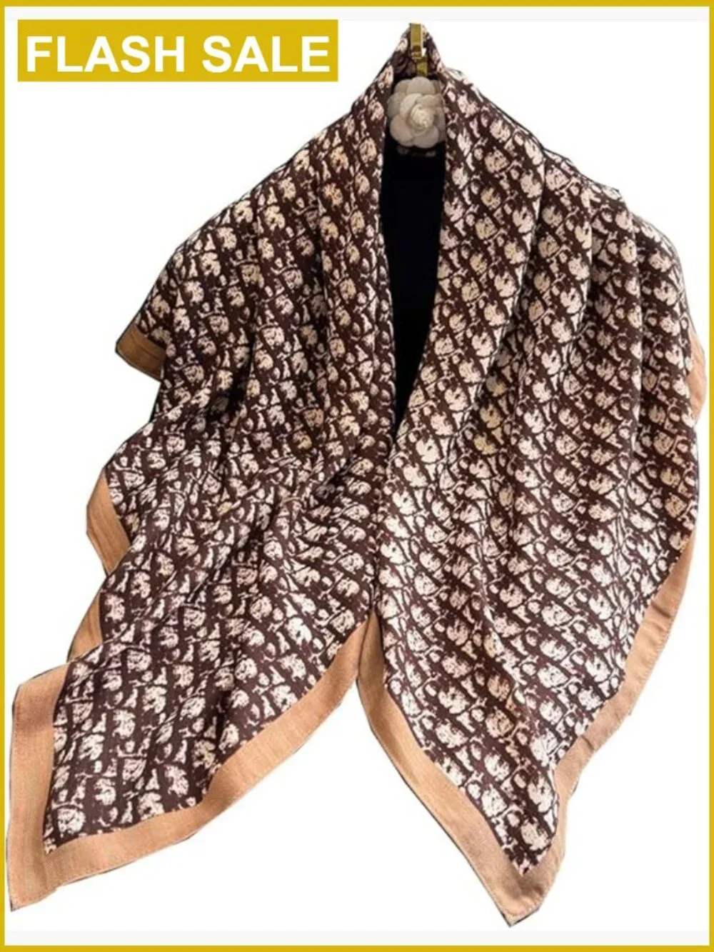 Square Silk Scarf 35in Lightweight Neck Scarf Hair Bandana