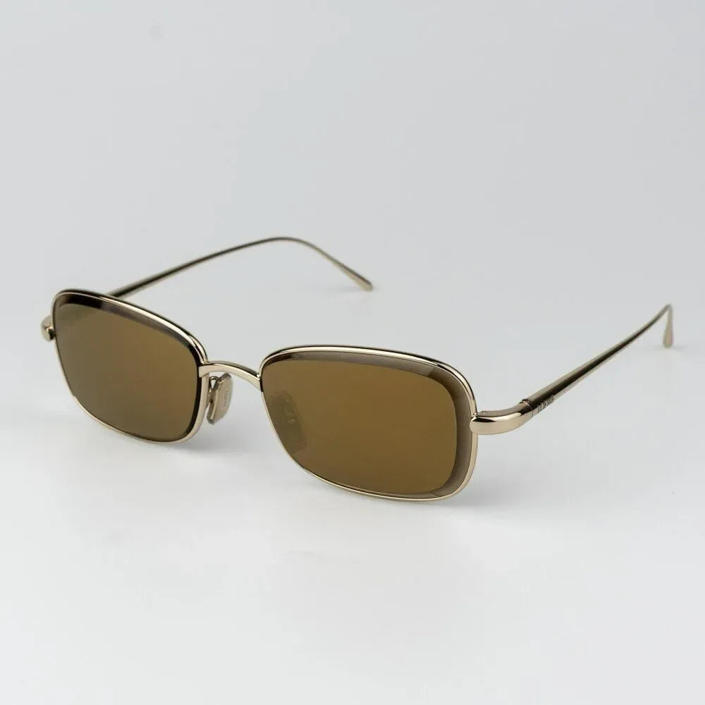 Loewe ANAGRAM Men Sunglasses Gold LW40159U 32G NEW AUTHENTIC