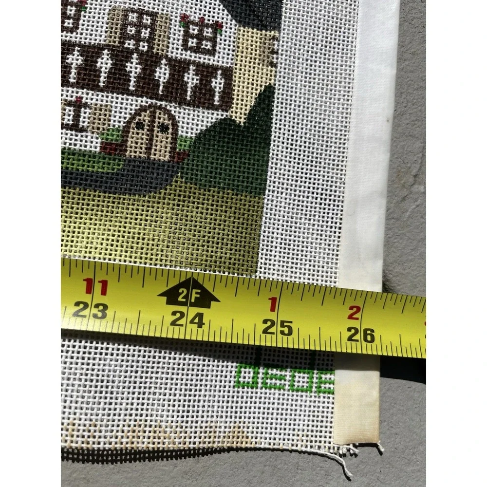 DeDe handpainted needlepoint