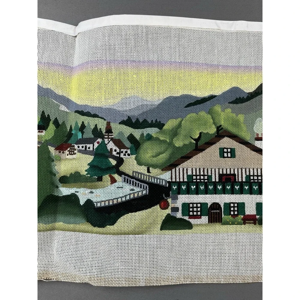 DeDe handpainted needlepoint