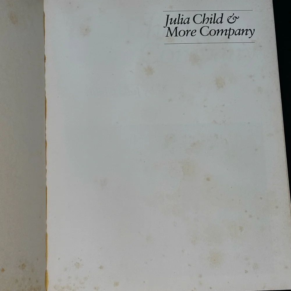 Julia Childs vintage 1981