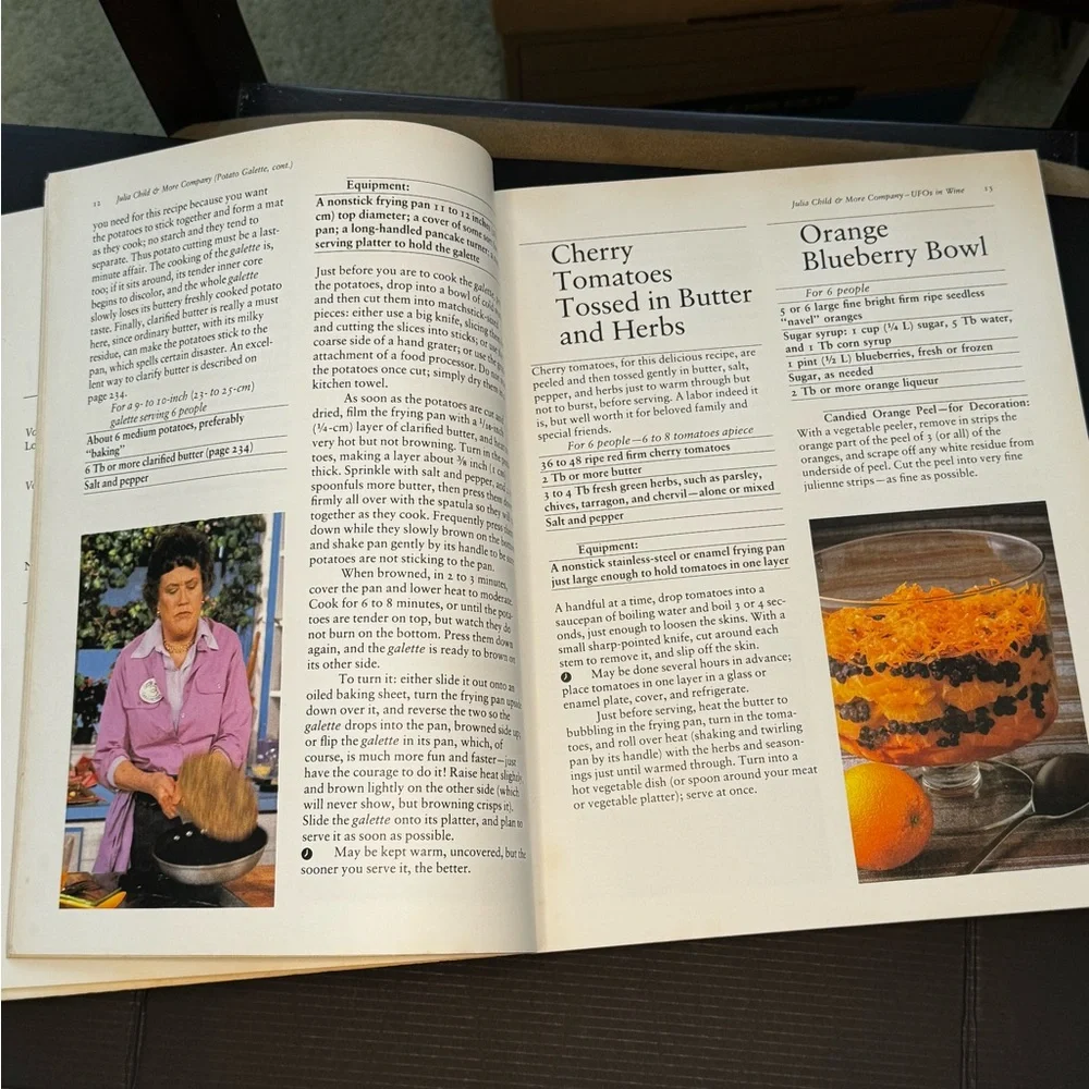 Julia Childs vintage 1981