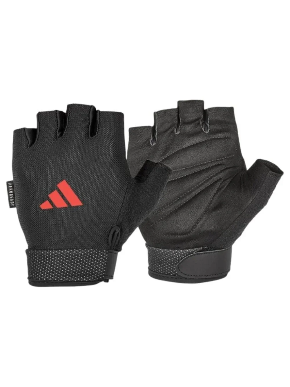 Adidas Weightlifting Gloves Size Medium Half Finger Gym Training AEROREADY NWT