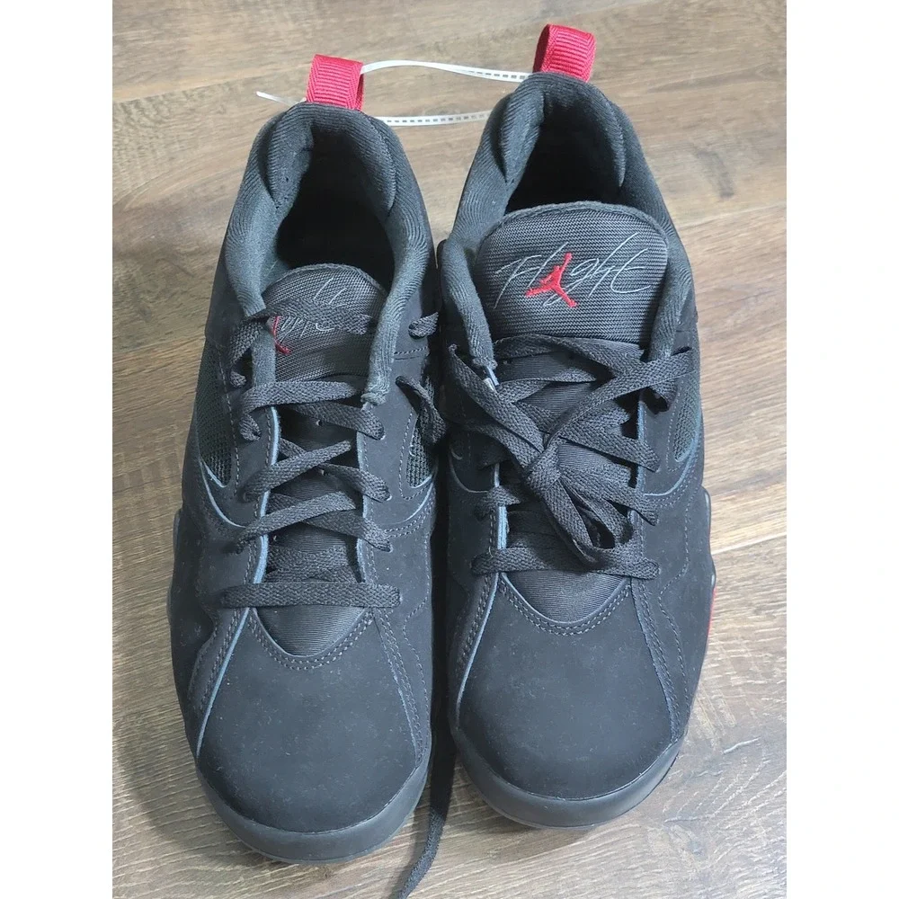 Jordan True Flight Black Varsity Red Mens Basketball Shoes HQ3950-006 Size‎ 10