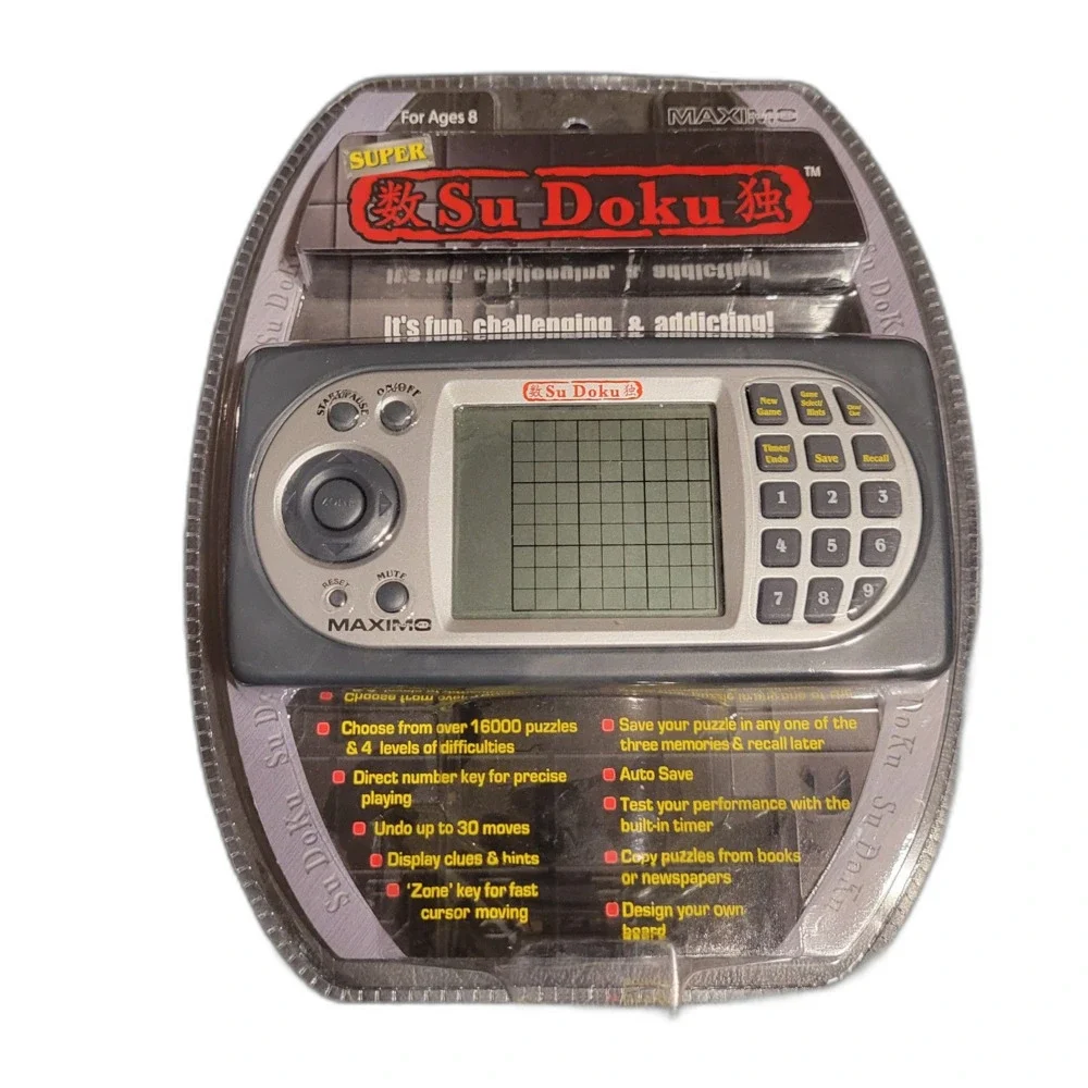 Super Su Doku Electronic Handheld Puzzle Game • New in Package