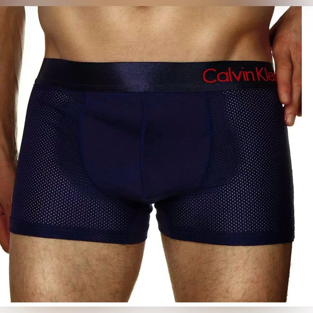 Calvin Klein Men's‎ breathable mesh boxer briefs 2 pack size L slim fit new