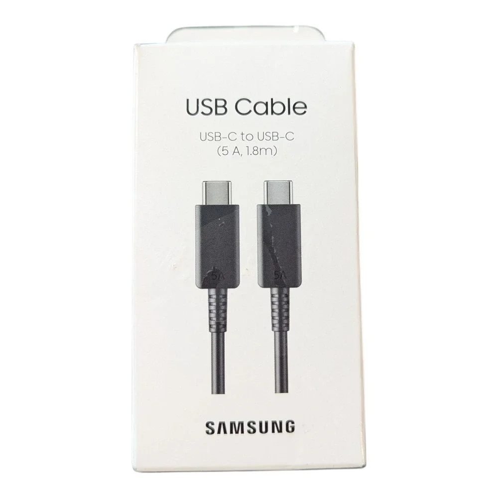 Mm2. Samsung USB-C to USB-C Cable 1.8m/5.9ft‎ 5A Type C - Black