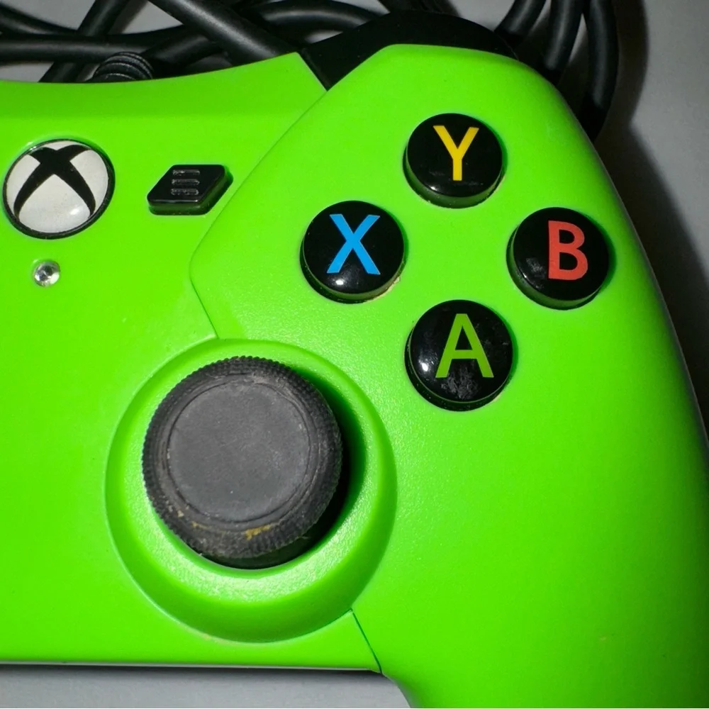 PowerA XBox One/PC Controller Wired -‎ Green - TESTED 1428124-01