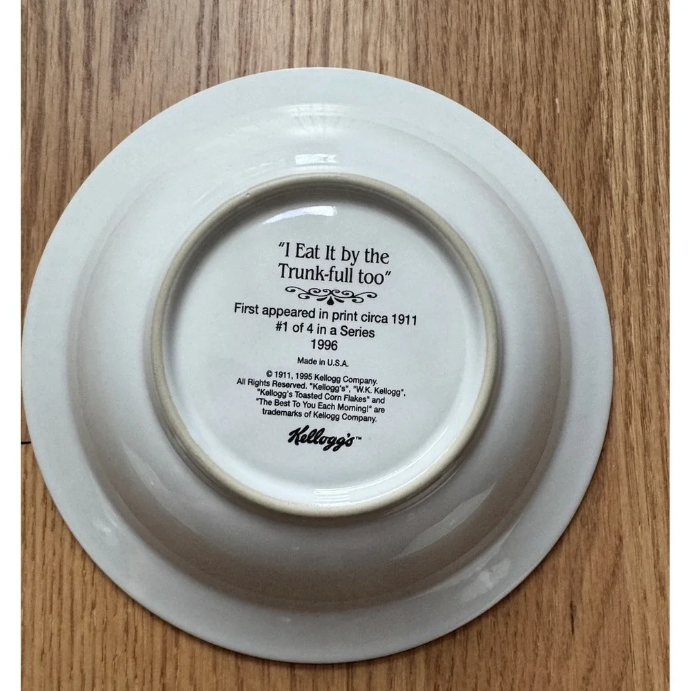 Vintage 1996 Kellogg's 90th Anniversary Cereal Bowls - Set of 3 (#1, #2,‎ #3)