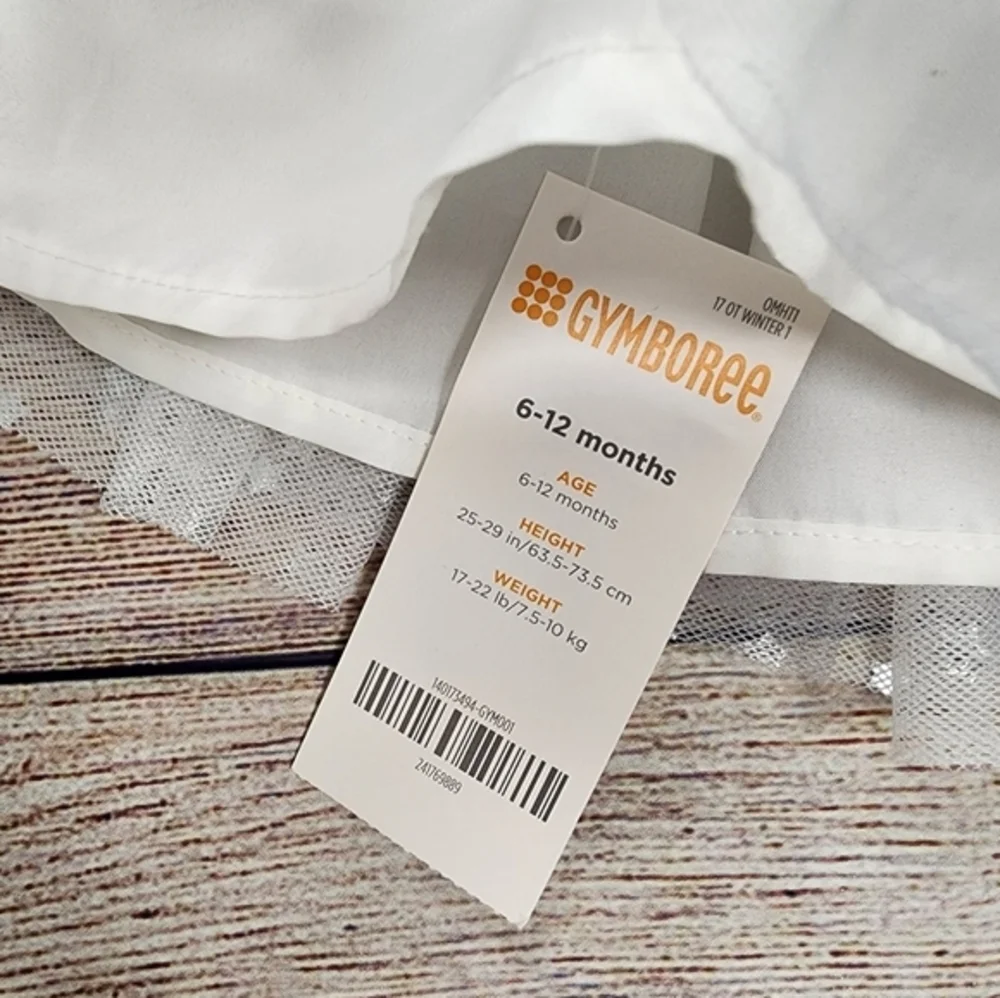 Gymboree‎ White Silver Star Tutu Skirt