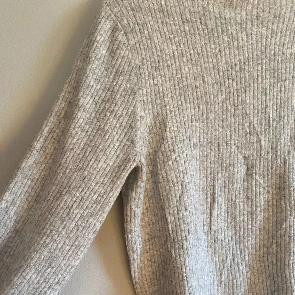 J. Crew Wool Blend Ribbed Sweater