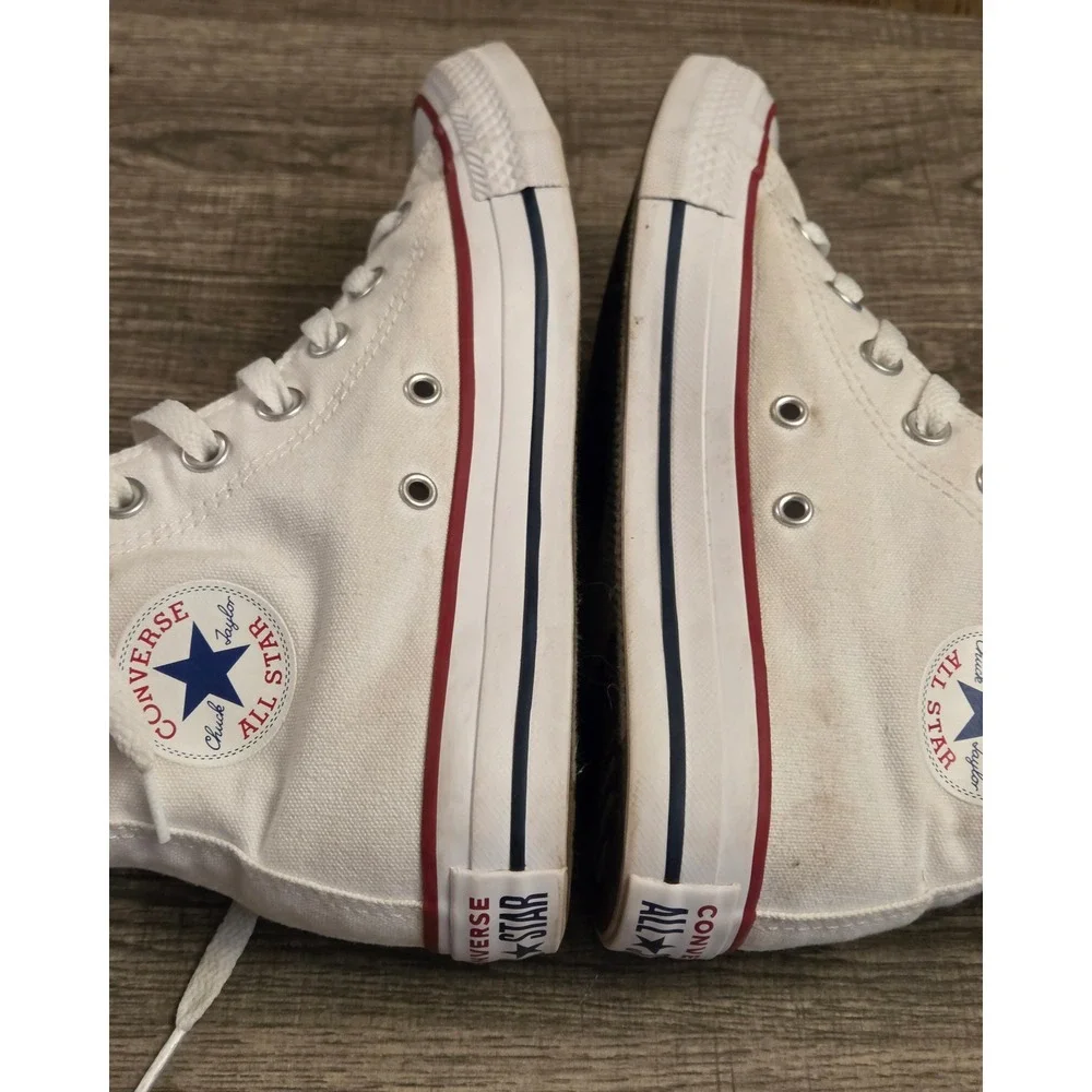 Converse Allstar High Top Shoes Sneakers Womens Size 6 White