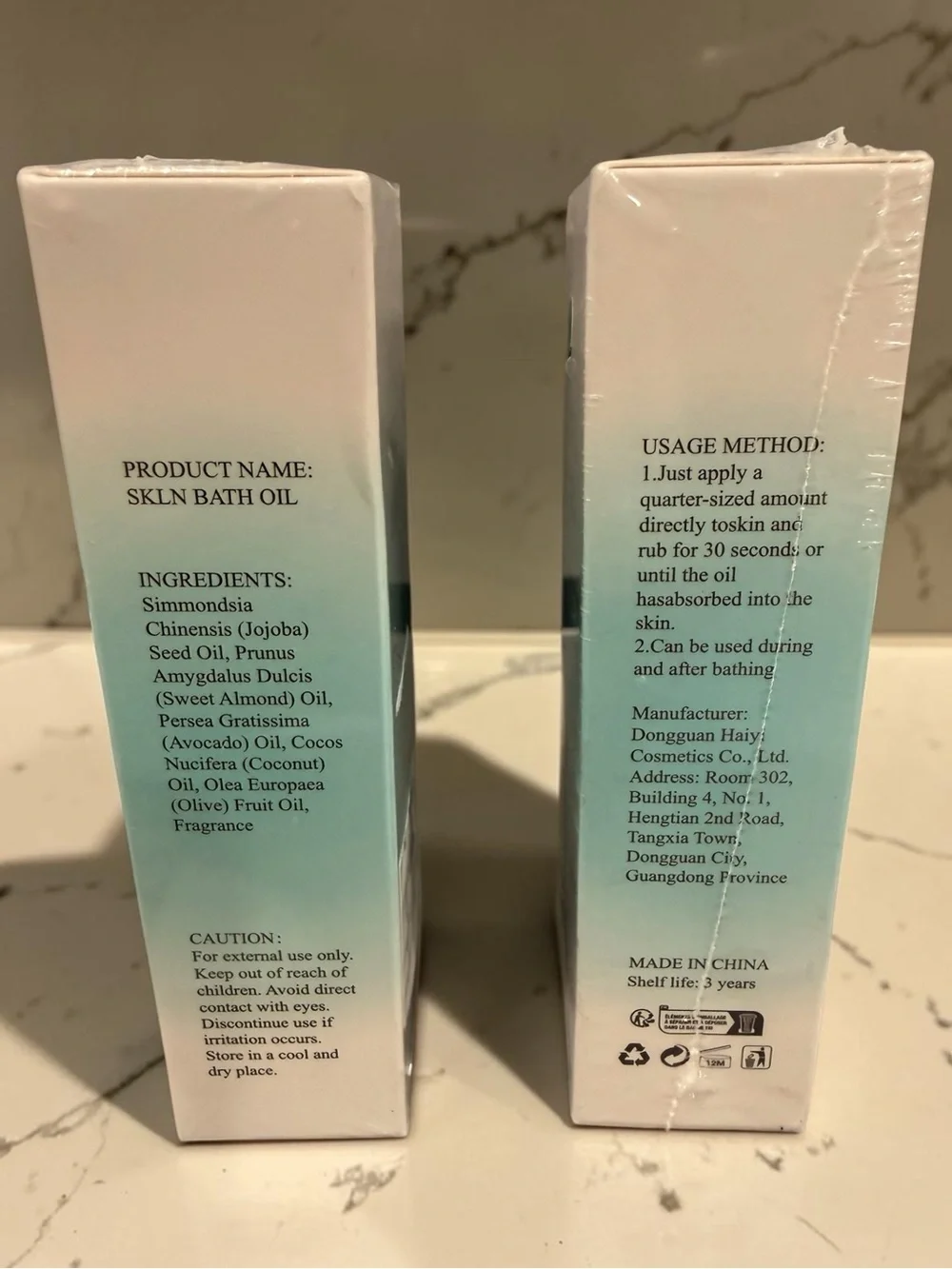 Nourishing Bath Oil - Aqua White