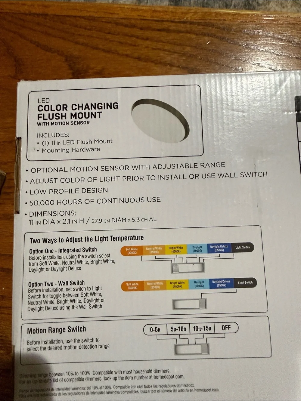 Commercial Electric black flush