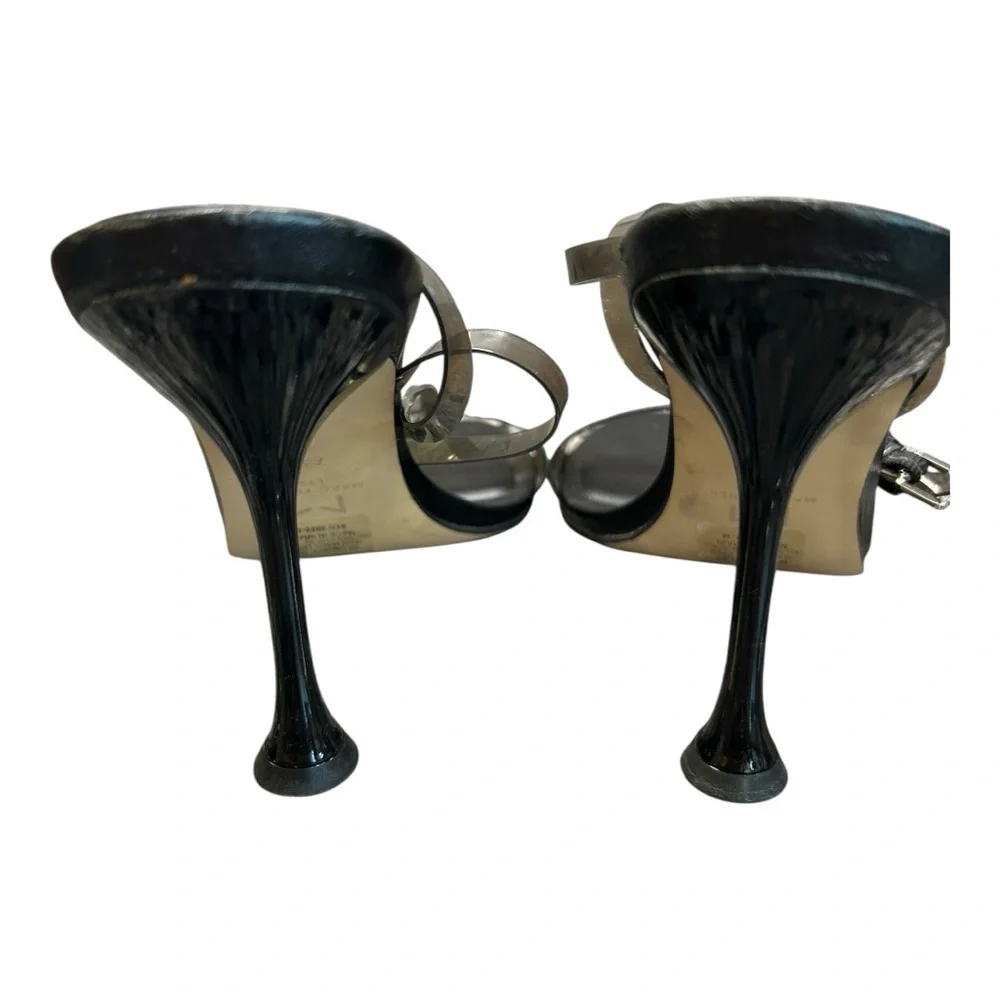 Marc Fisher LTD Calisty Sandal (Women) – Elegant Black Strappy Heels Size 7.5
