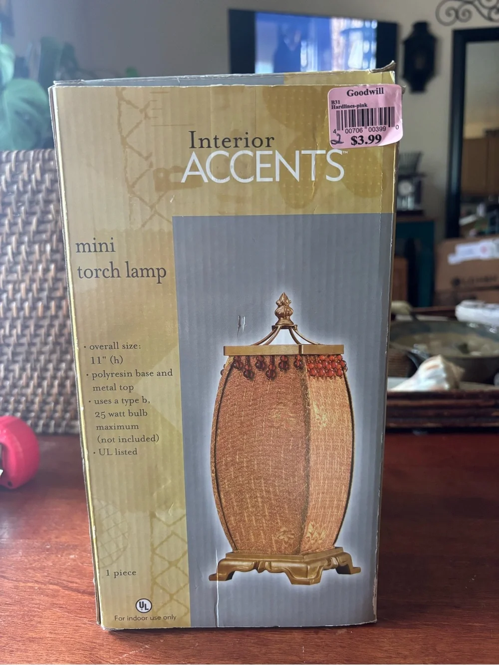Interior Accents lamp itself