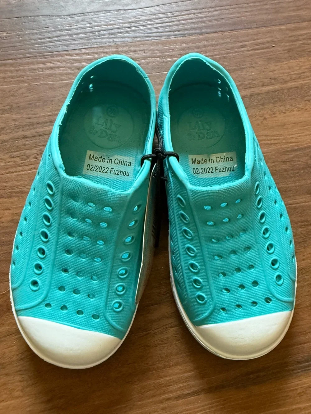 lily&Dan flexible green perforated