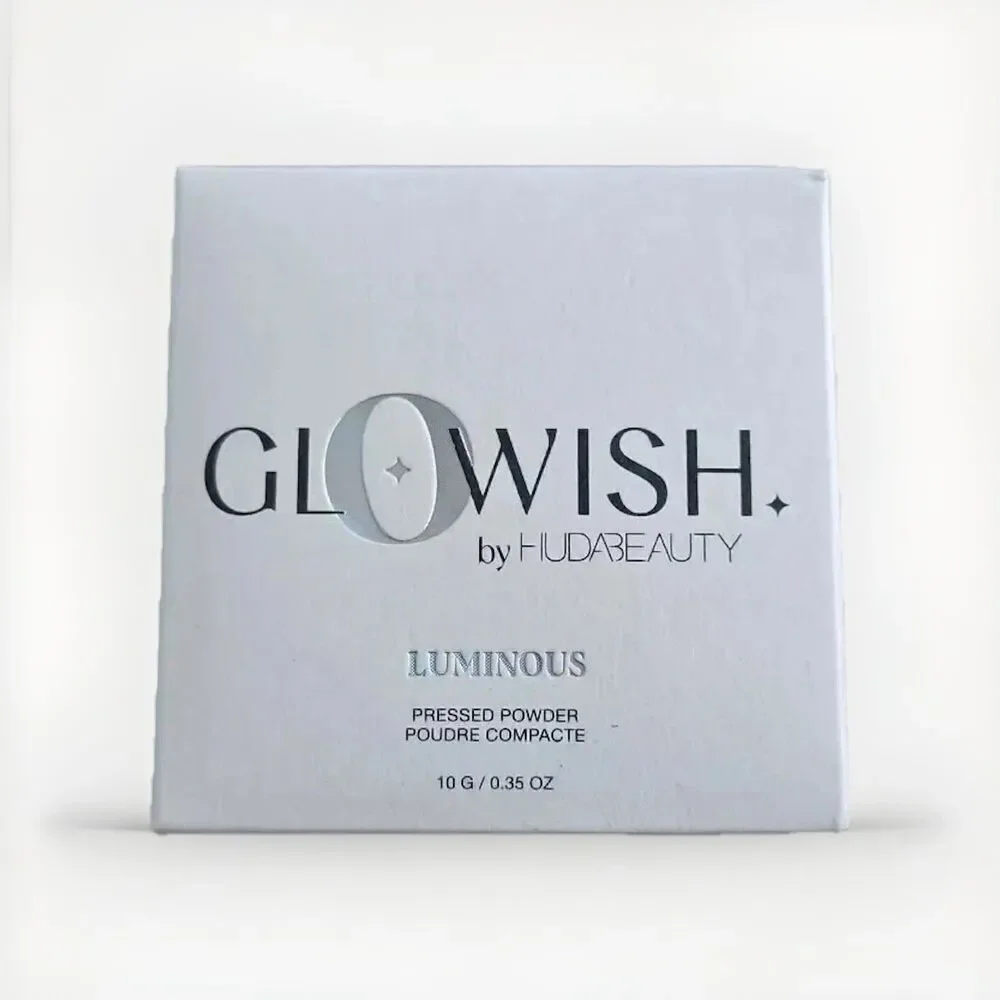 Huda Beauty GloWish Luminous Pressed Powder- 09 Extra Tan- Full Size NIB