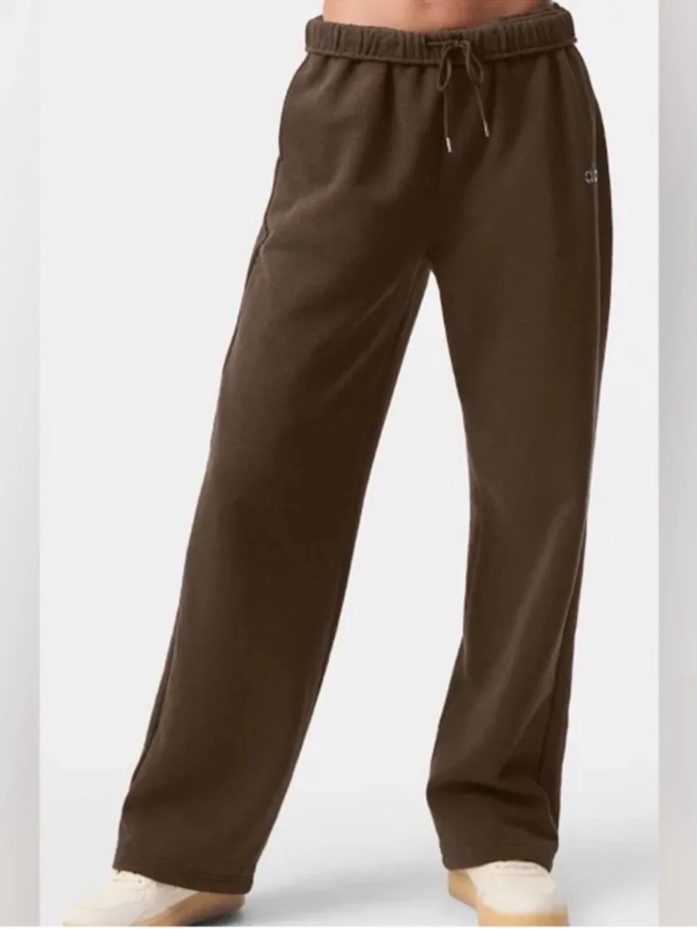 ALO Accolade Straight Leg Espresso Pants