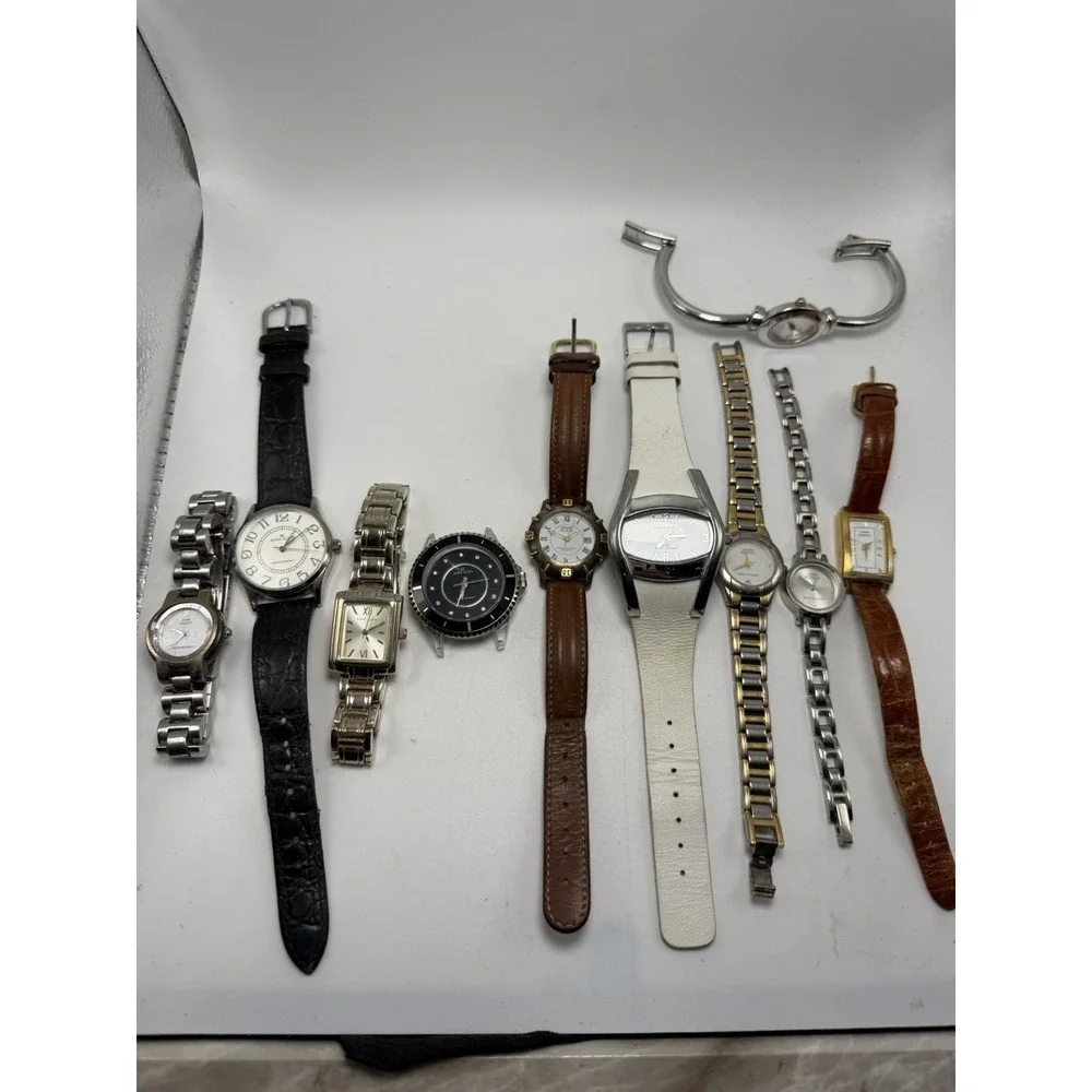 Anne Klein Women Watch Lot Of 10 Need Batteries Not Working