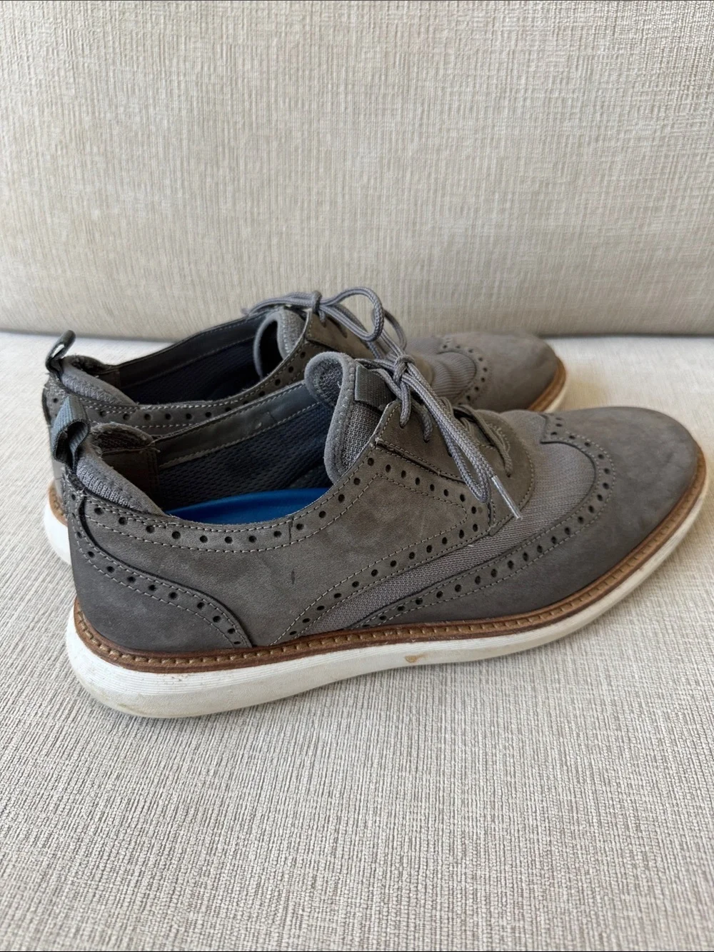 Clarks wingtip oxfords