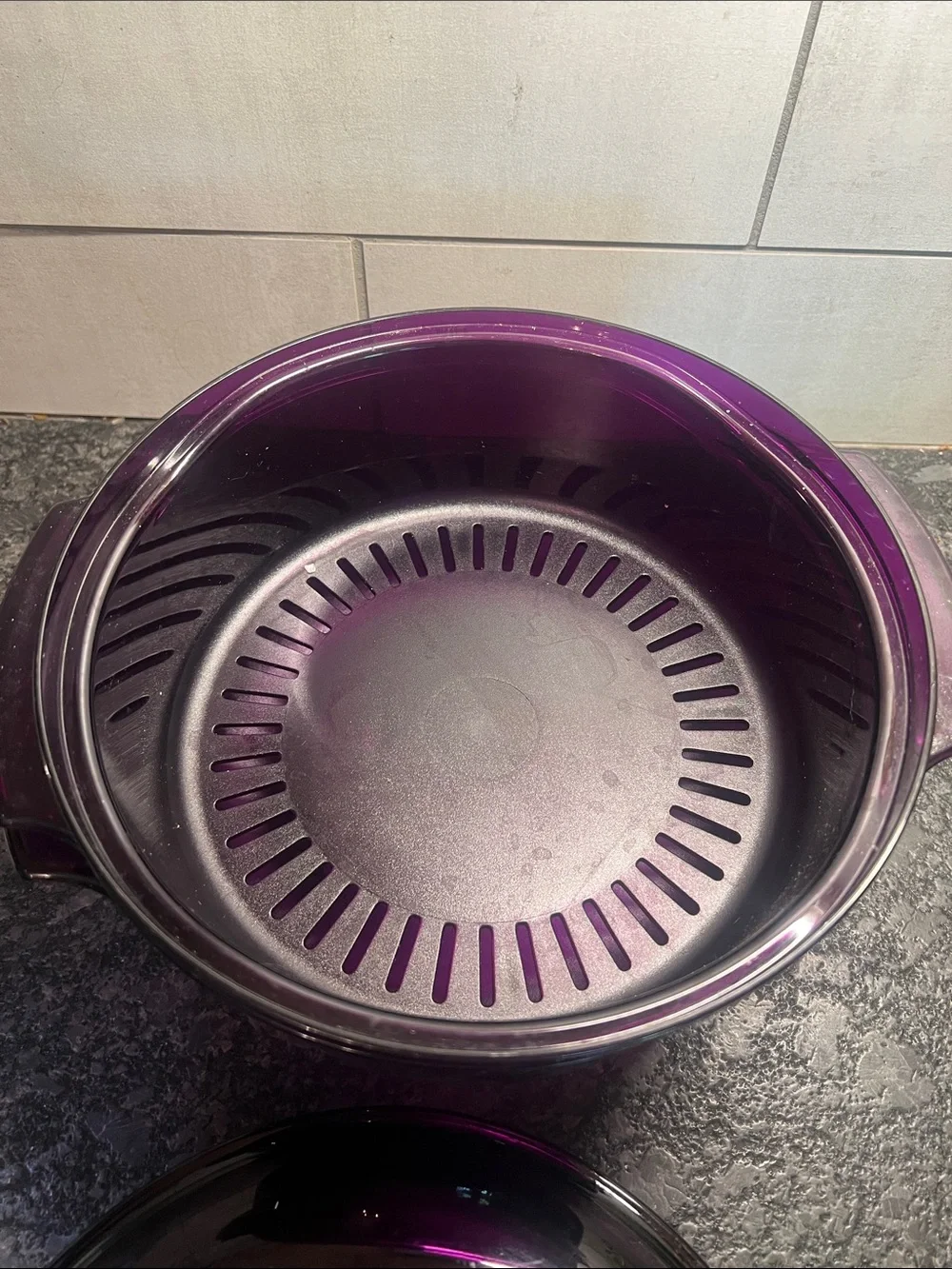 Tupperware this purple