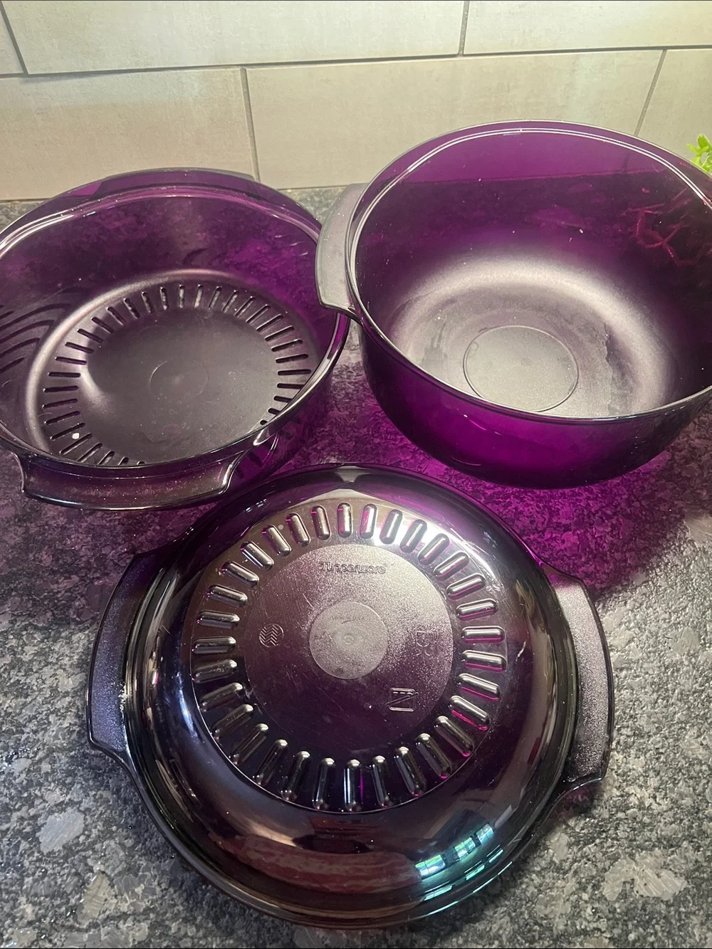 Tupperware this purple