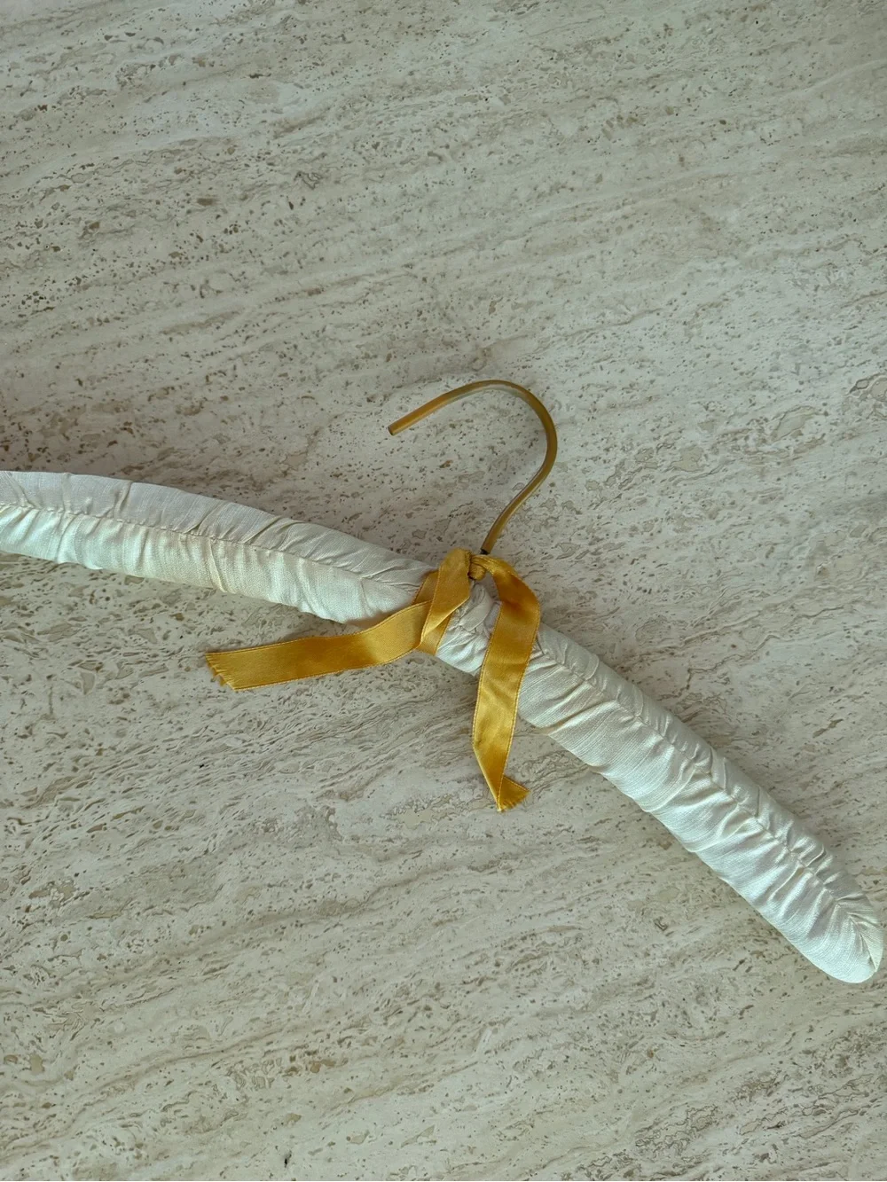 Vintage white padded