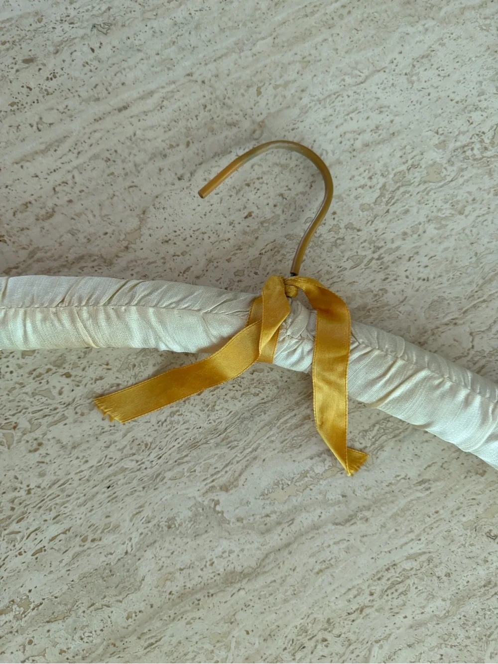 Vintage white padded