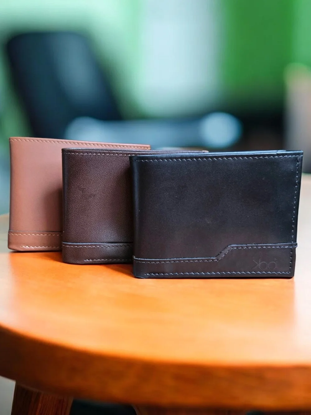 Handcrafted Men's Leather Bifold Wallet