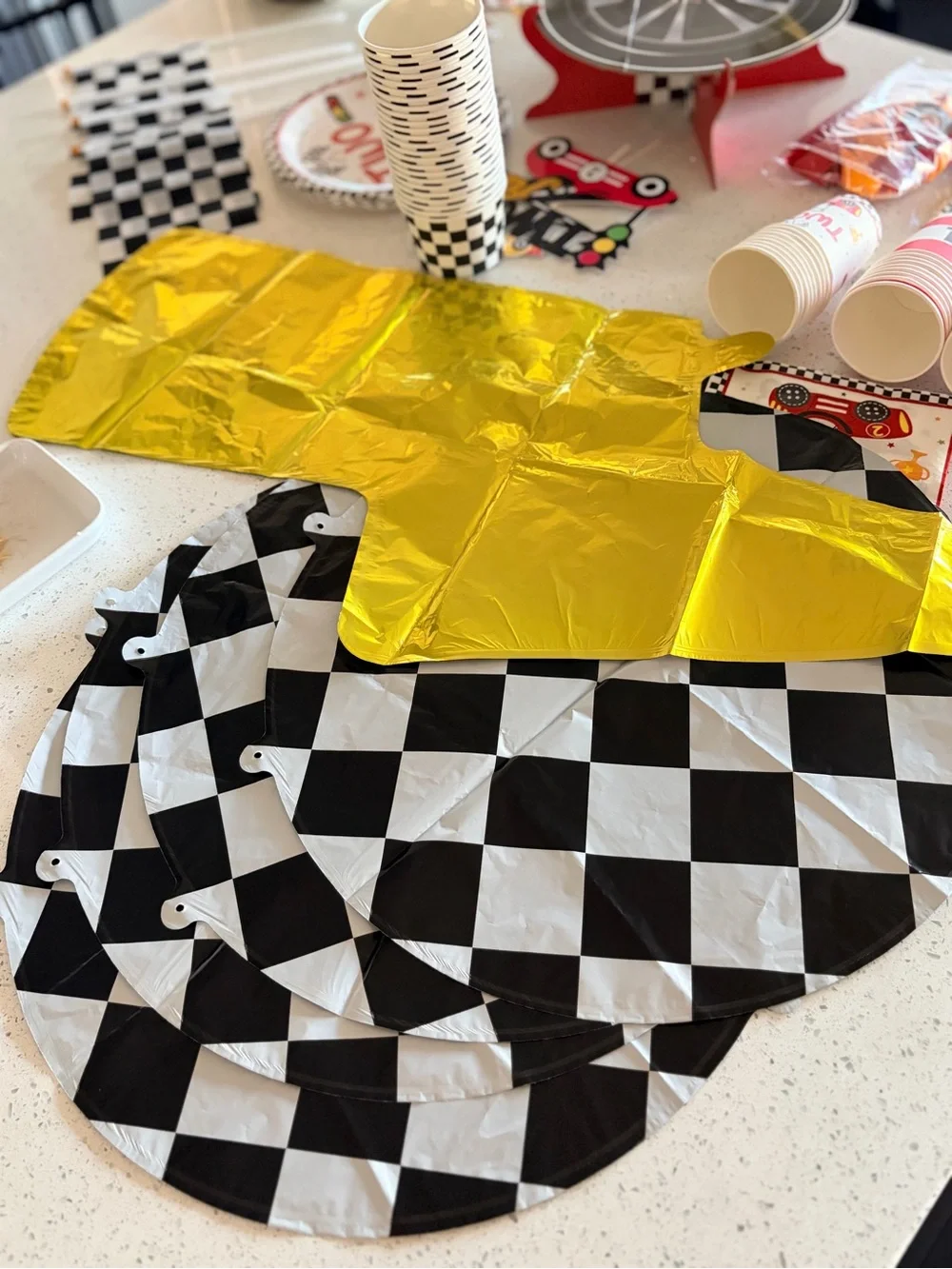 Kids' Two Fast Racing Birthday Party Supplies Set Bundle