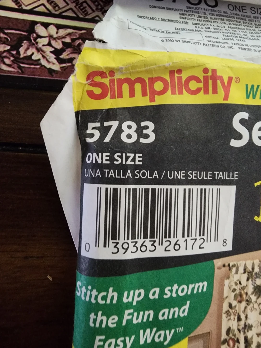 Simplicity assorted sewing